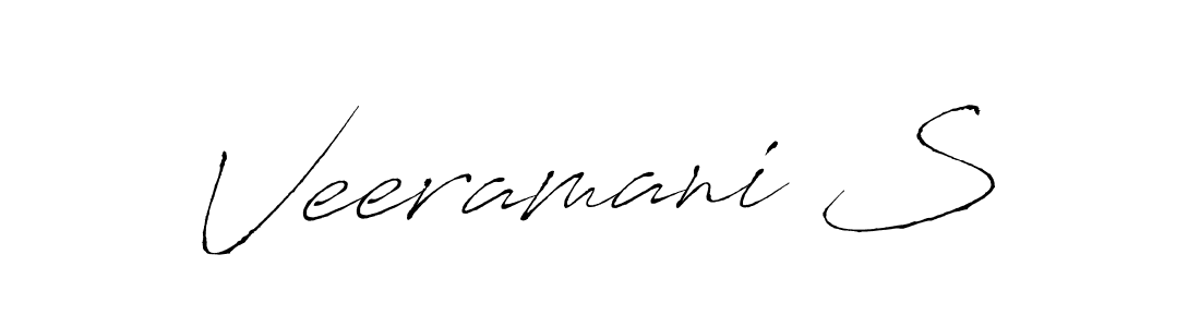You should practise on your own different ways (Antro_Vectra) to write your name (Veeramani S) in signature. don't let someone else do it for you. Veeramani S signature style 6 images and pictures png