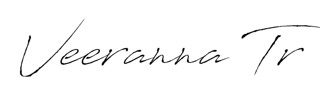 Stand out with a creative autograph for Veeranna Tr. The Antro_Vectra styling blends modern aesthetics with classic signature flourishes. Veeranna Tr signature style 6 images and pictures png