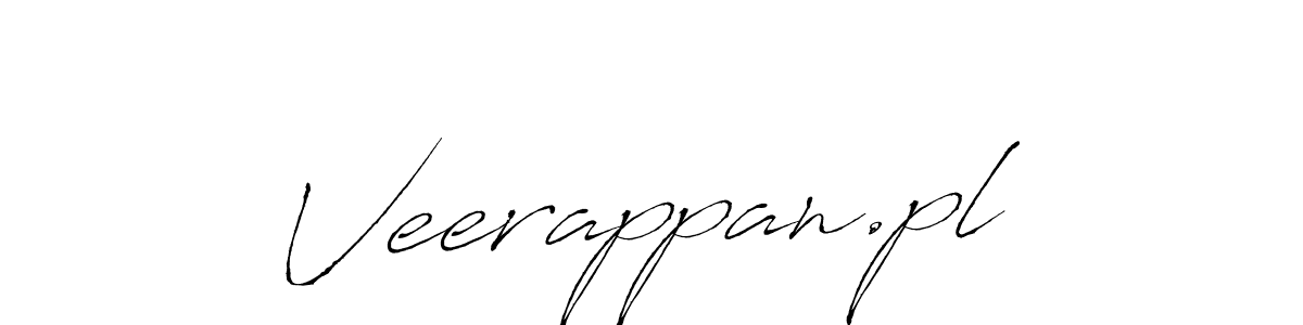 Design your own signature with our free online signature maker. With this signature software, you can create a handwritten (Antro_Vectra) signature for name Veerappan.pl. Veerappan.pl signature style 6 images and pictures png