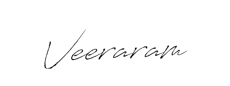 Design your own signature with our free online signature maker. With this signature software, you can create a handwritten (Antro_Vectra) signature for name Veeraram. Veeraram signature style 6 images and pictures png