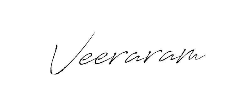 Design your own signature with our free online signature maker. With this signature software, you can create a handwritten (Antro_Vectra) signature for name Veeraram. Veeraram signature style 6 images and pictures png