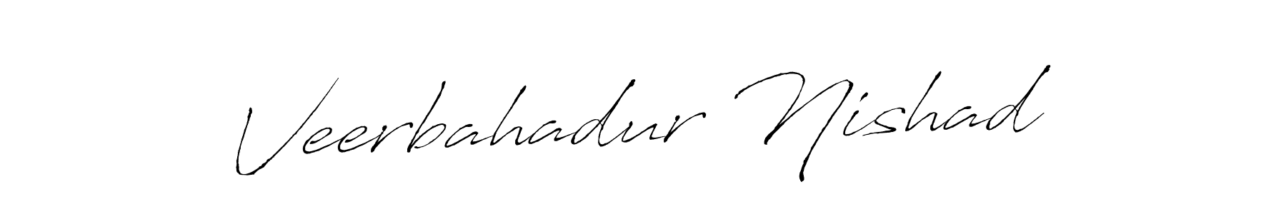 Design your own signature with our free online signature maker. With this signature software, you can create a handwritten (Antro_Vectra) signature for name Veerbahadur Nishad. Veerbahadur Nishad signature style 6 images and pictures png