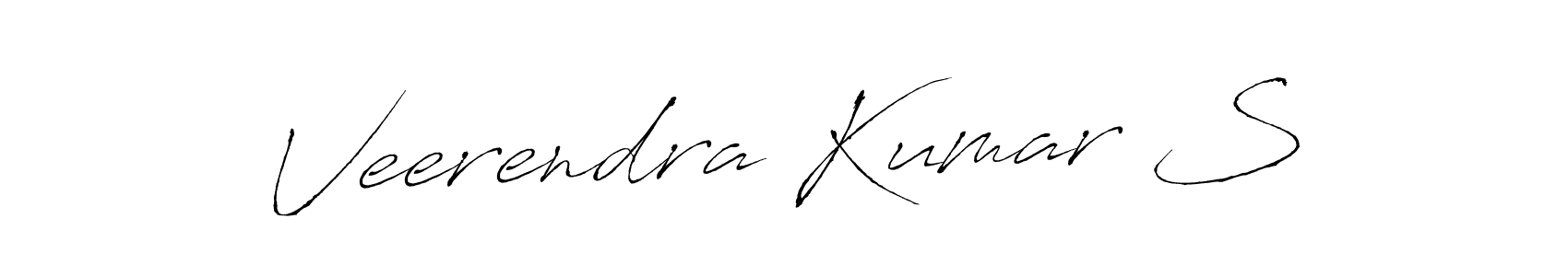 It looks lik you need a new signature style for name Veerendra Kumar S. Design unique handwritten (Antro_Vectra) signature with our free signature maker in just a few clicks. Veerendra Kumar S signature style 6 images and pictures png