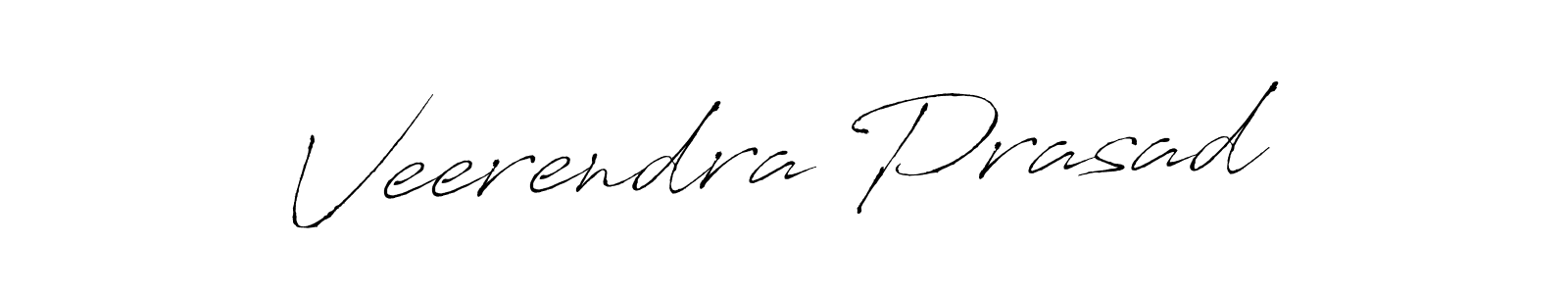 Antro_Vectra is a professional signature style that is perfect for those who want to add a touch of class to their signature. It is also a great choice for those who want to make their signature more unique. Get Veerendra Prasad name to fancy signature for free. Veerendra Prasad signature style 6 images and pictures png