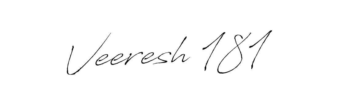 Make a beautiful signature design for name Veeresh 181. With this signature (Antro_Vectra) style, you can create a handwritten signature for free. Veeresh 181 signature style 6 images and pictures png