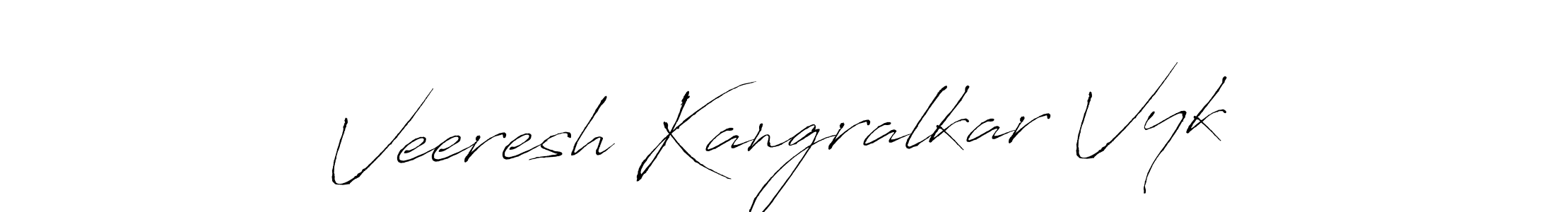 Also You can easily find your signature by using the search form. We will create Veeresh Kangralkar Vyk name handwritten signature images for you free of cost using Antro_Vectra sign style. Veeresh Kangralkar Vyk signature style 6 images and pictures png