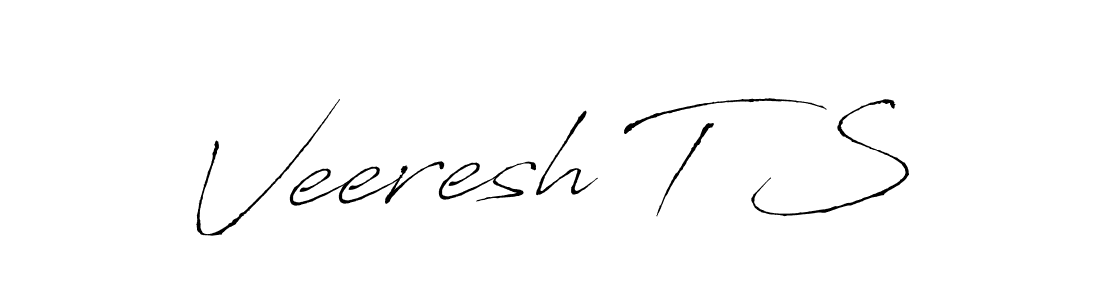 Make a beautiful signature design for name Veeresh T S. Use this online signature maker to create a handwritten signature for free. Veeresh T S signature style 6 images and pictures png