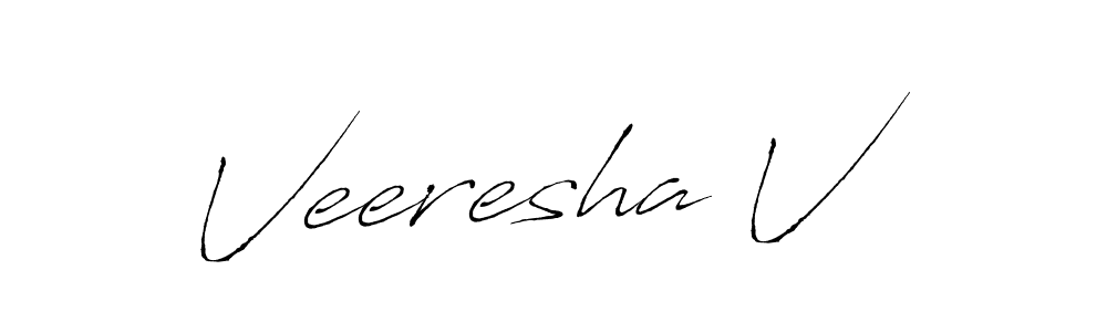 if you are searching for the best signature style for your name Veeresha V. so please give up your signature search. here we have designed multiple signature styles  using Antro_Vectra. Veeresha V signature style 6 images and pictures png