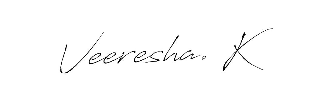 if you are searching for the best signature style for your name Veeresha. K. so please give up your signature search. here we have designed multiple signature styles  using Antro_Vectra. Veeresha. K signature style 6 images and pictures png