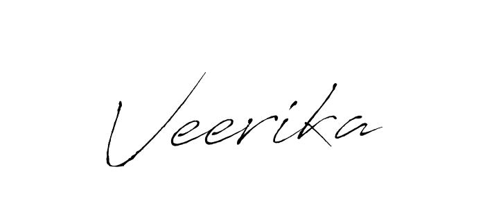 Create a beautiful signature design for name Veerika. With this signature (Antro_Vectra) fonts, you can make a handwritten signature for free. Veerika signature style 6 images and pictures png