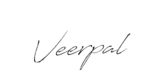 Make a beautiful signature design for name Veerpal. With this signature (Antro_Vectra) style, you can create a handwritten signature for free. Veerpal signature style 6 images and pictures png