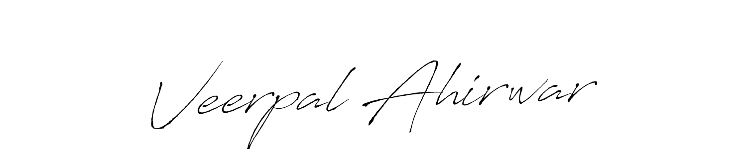 Use a signature maker to create a handwritten signature online. With this signature software, you can design (Antro_Vectra) your own signature for name Veerpal Ahirwar. Veerpal Ahirwar signature style 6 images and pictures png