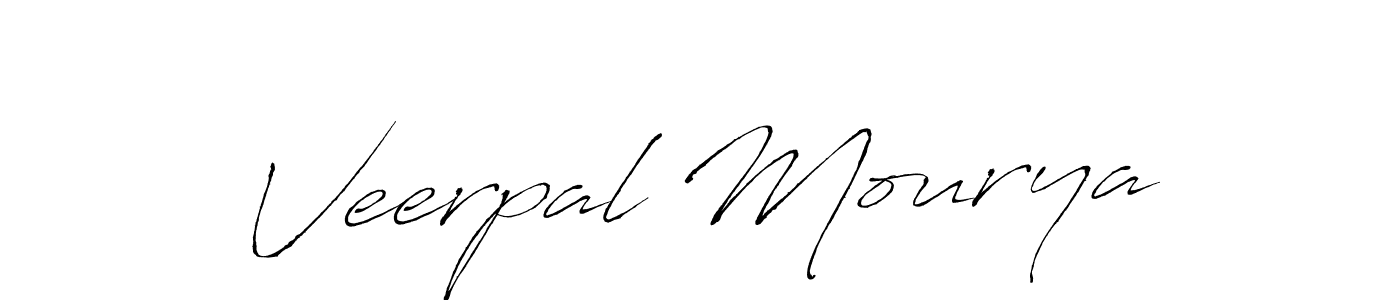 Create a beautiful signature design for name Veerpal Mourya. With this signature (Antro_Vectra) fonts, you can make a handwritten signature for free. Veerpal Mourya signature style 6 images and pictures png