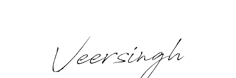 Make a beautiful signature design for name Veersingh. With this signature (Antro_Vectra) style, you can create a handwritten signature for free. Veersingh signature style 6 images and pictures png