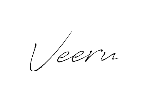 Design your own signature with our free online signature maker. With this signature software, you can create a handwritten (Antro_Vectra) signature for name Veeru. Veeru signature style 6 images and pictures png