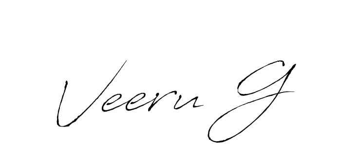 You should practise on your own different ways (Antro_Vectra) to write your name (Veeru G) in signature. don't let someone else do it for you. Veeru G signature style 6 images and pictures png