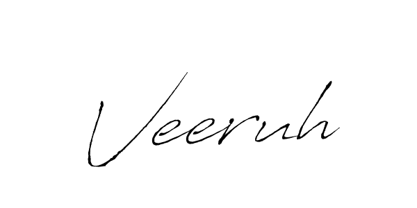 Design your own signature with our free online signature maker. With this signature software, you can create a handwritten (Antro_Vectra) signature for name Veeruh. Veeruh signature style 6 images and pictures png