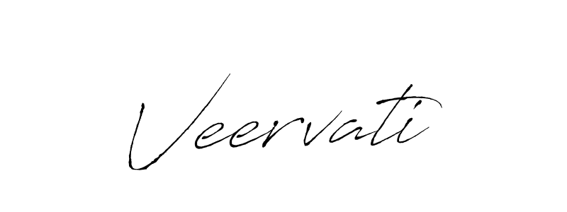 Design your own signature with our free online signature maker. With this signature software, you can create a handwritten (Antro_Vectra) signature for name Veervati. Veervati signature style 6 images and pictures png