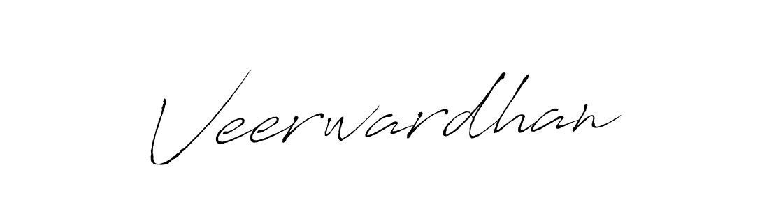 Veerwardhan stylish signature style. Best Handwritten Sign (Antro_Vectra) for my name. Handwritten Signature Collection Ideas for my name Veerwardhan. Veerwardhan signature style 6 images and pictures png