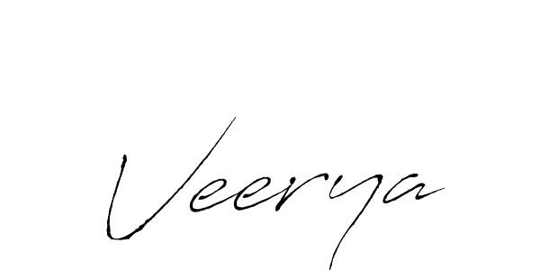 How to make Veerya signature? Antro_Vectra is a professional autograph style. Create handwritten signature for Veerya name. Veerya signature style 6 images and pictures png
