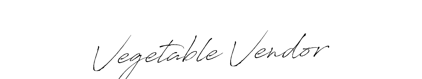 Make a beautiful signature design for name Vegetable Vendor. With this signature (Antro_Vectra) style, you can create a handwritten signature for free. Vegetable Vendor signature style 6 images and pictures png