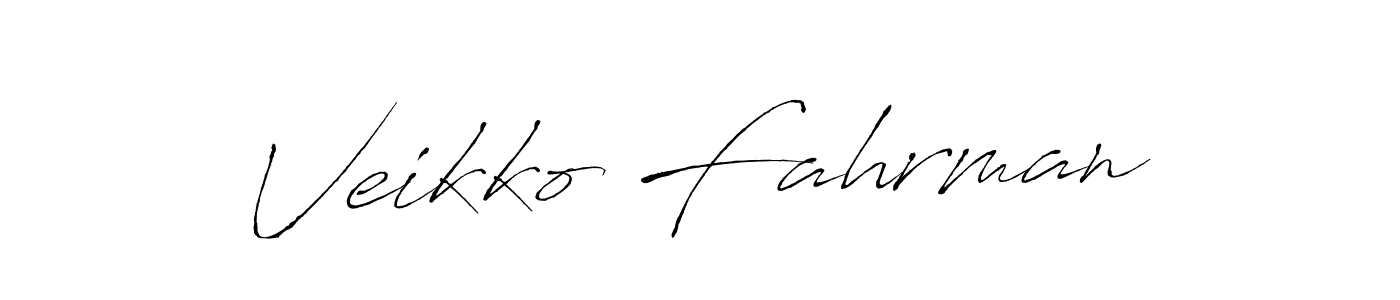 Similarly Antro_Vectra is the best handwritten signature design. Signature creator online .You can use it as an online autograph creator for name Veikko Fahrman. Veikko Fahrman signature style 6 images and pictures png