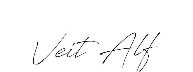 Also we have Veit Alf name is the best signature style. Create professional handwritten signature collection using Antro_Vectra autograph style. Veit Alf signature style 6 images and pictures png