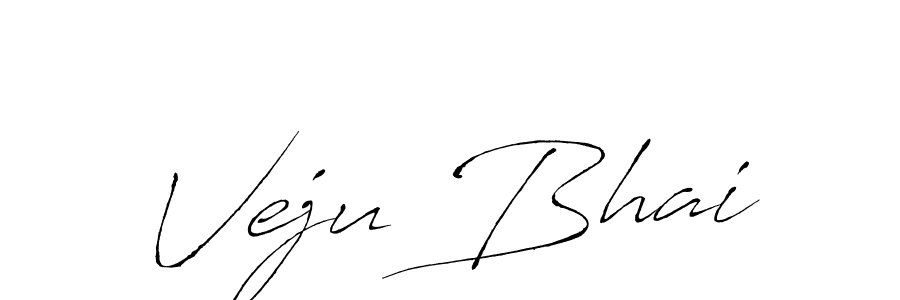 Create a beautiful signature design for name Veju Bhai. With this signature (Antro_Vectra) fonts, you can make a handwritten signature for free. Veju Bhai signature style 6 images and pictures png
