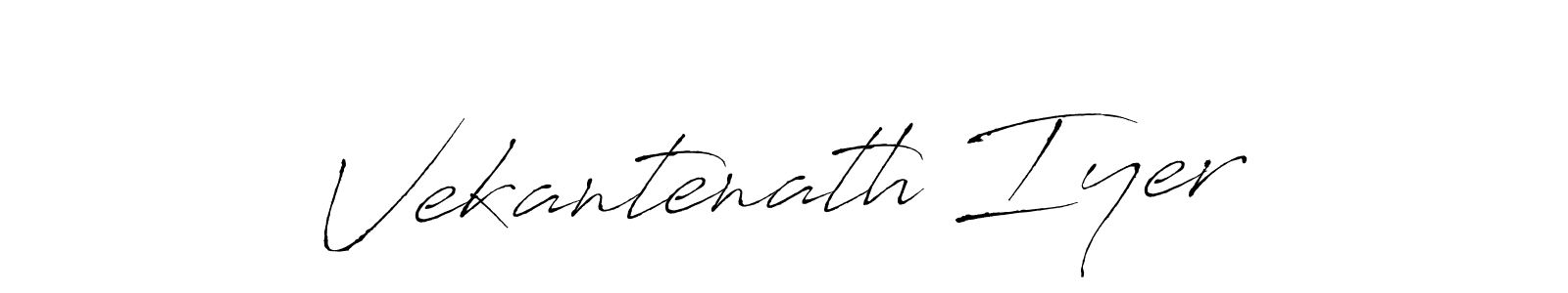 Use a signature maker to create a handwritten signature online. With this signature software, you can design (Antro_Vectra) your own signature for name Vekantenath Iyer. Vekantenath Iyer signature style 6 images and pictures png