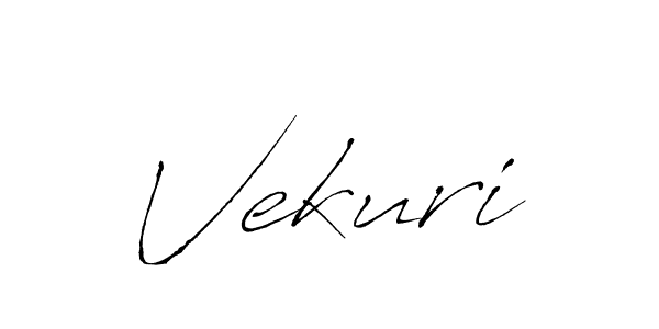 Vekuri stylish signature style. Best Handwritten Sign (Antro_Vectra) for my name. Handwritten Signature Collection Ideas for my name Vekuri. Vekuri signature style 6 images and pictures png
