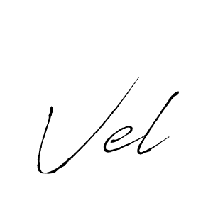 You should practise on your own different ways (Antro_Vectra) to write your name (Vel) in signature. don't let someone else do it for you. Vel signature style 6 images and pictures png