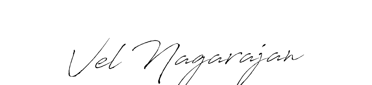 Vel Nagarajan stylish signature style. Best Handwritten Sign (Antro_Vectra) for my name. Handwritten Signature Collection Ideas for my name Vel Nagarajan. Vel Nagarajan signature style 6 images and pictures png