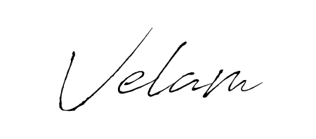 How to make Velam name signature. Use Antro_Vectra style for creating short signs online. This is the latest handwritten sign. Velam signature style 6 images and pictures png