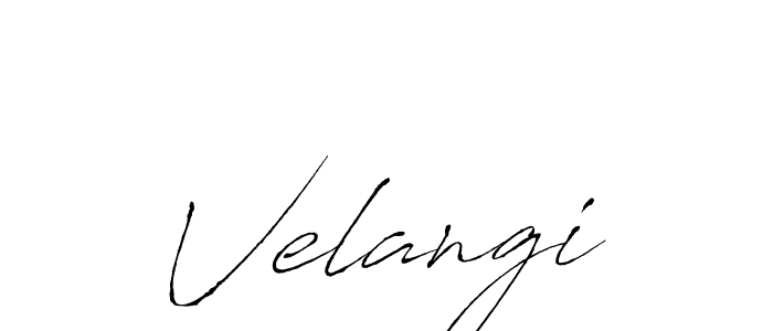 Velangi stylish signature style. Best Handwritten Sign (Antro_Vectra) for my name. Handwritten Signature Collection Ideas for my name Velangi. Velangi signature style 6 images and pictures png