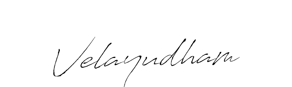 Use a signature maker to create a handwritten signature online. With this signature software, you can design (Antro_Vectra) your own signature for name Velayudham. Velayudham signature style 6 images and pictures png