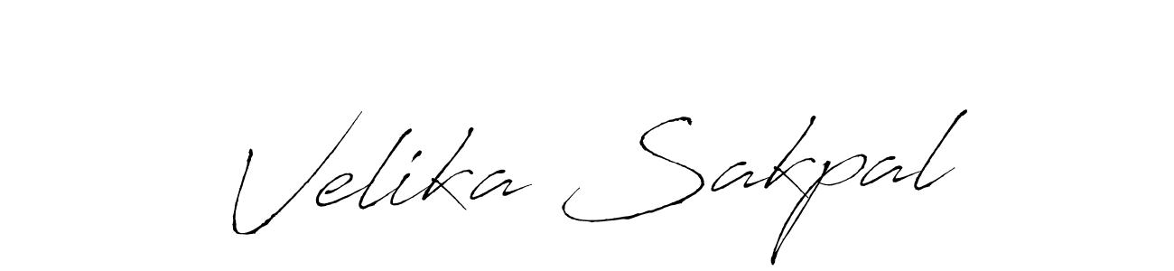 Make a beautiful signature design for name Velika Sakpal. Use this online signature maker to create a handwritten signature for free. Velika Sakpal signature style 6 images and pictures png