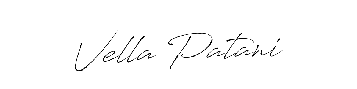 Also we have Vella Patani name is the best signature style. Create professional handwritten signature collection using Antro_Vectra autograph style. Vella Patani signature style 6 images and pictures png