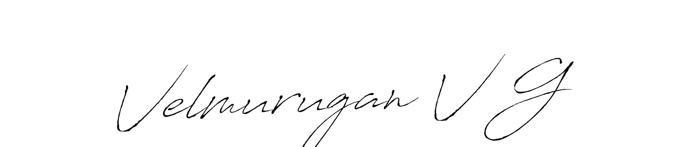 This is the best signature style for the Velmurugan V G name. Also you like these signature font (Antro_Vectra). Mix name signature. Velmurugan V G signature style 6 images and pictures png