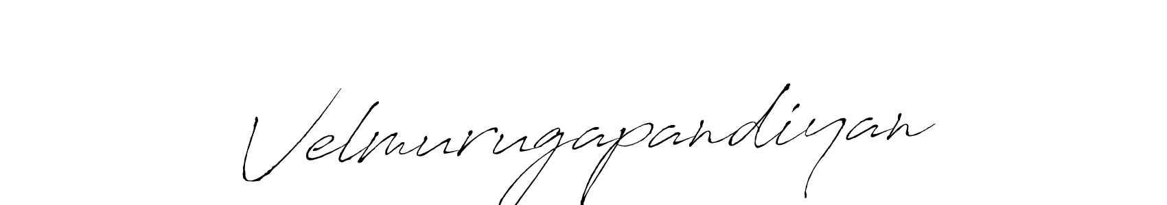Create a beautiful signature design for name Velmurugapandiyan. With this signature (Antro_Vectra) fonts, you can make a handwritten signature for free. Velmurugapandiyan signature style 6 images and pictures png