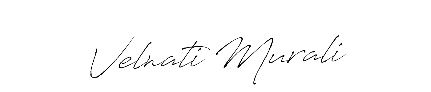 Make a beautiful signature design for name Velnati Murali. Use this online signature maker to create a handwritten signature for free. Velnati Murali signature style 6 images and pictures png