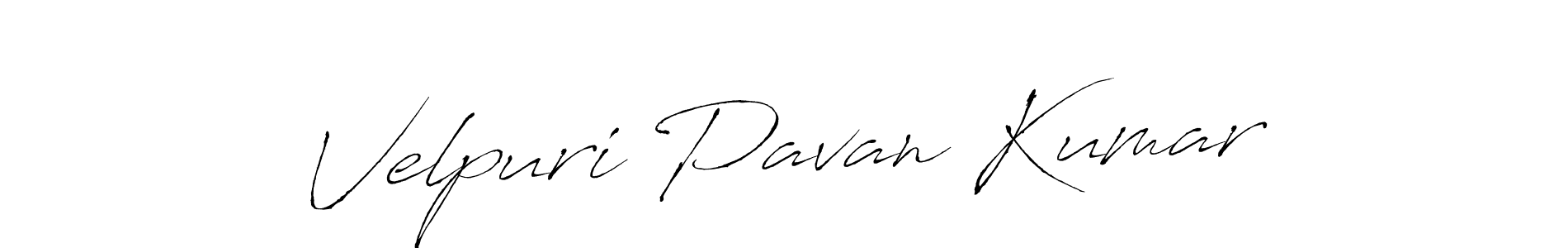 Make a short Velpuri Pavan Kumar signature style. Manage your documents anywhere anytime using Antro_Vectra. Create and add eSignatures, submit forms, share and send files easily. Velpuri Pavan Kumar signature style 6 images and pictures png
