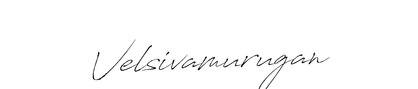 How to make Velsivamurugan name signature. Use Antro_Vectra style for creating short signs online. This is the latest handwritten sign. Velsivamurugan signature style 6 images and pictures png