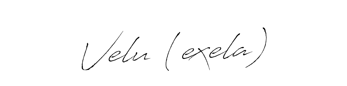 How to Draw Velu (exela) signature style? Antro_Vectra is a latest design signature styles for name Velu (exela). Velu (exela) signature style 6 images and pictures png