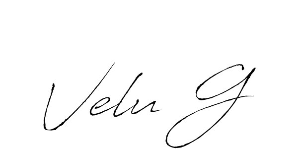 It looks lik you need a new signature style for name Velu G. Design unique handwritten (Antro_Vectra) signature with our free signature maker in just a few clicks. Velu G signature style 6 images and pictures png