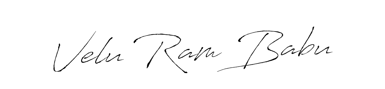 Also You can easily find your signature by using the search form. We will create Velu Ram Babu name handwritten signature images for you free of cost using Antro_Vectra sign style. Velu Ram Babu signature style 6 images and pictures png