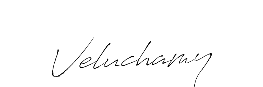 You can use this online signature creator to create a handwritten signature for the name Veluchamy. This is the best online autograph maker. Veluchamy signature style 6 images and pictures png