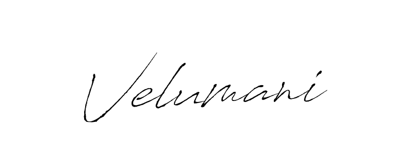 Velumani stylish signature style. Best Handwritten Sign (Antro_Vectra) for my name. Handwritten Signature Collection Ideas for my name Velumani. Velumani signature style 6 images and pictures png