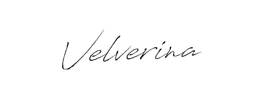Design your own signature with our free online signature maker. With this signature software, you can create a handwritten (Antro_Vectra) signature for name Velverina. Velverina signature style 6 images and pictures png