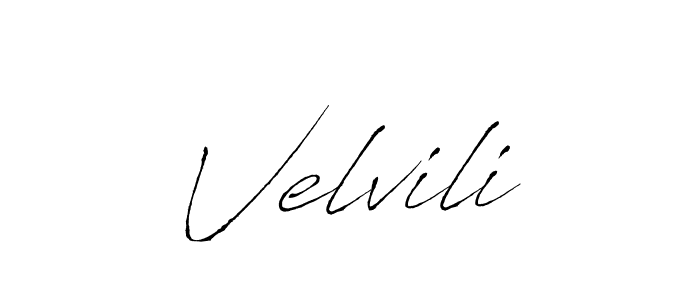 How to make Velvili signature? Antro_Vectra is a professional autograph style. Create handwritten signature for Velvili name. Velvili signature style 6 images and pictures png