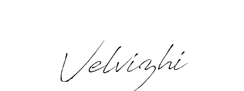 Velvizhi stylish signature style. Best Handwritten Sign (Antro_Vectra) for my name. Handwritten Signature Collection Ideas for my name Velvizhi. Velvizhi signature style 6 images and pictures png